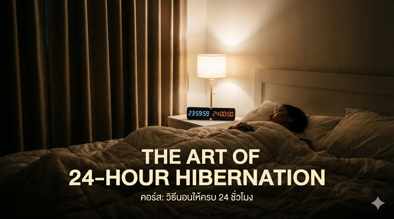 วิธีนอนให้ครบ 24 ชม.